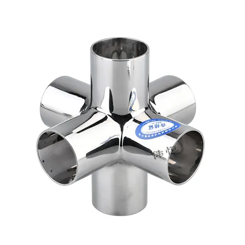 Six-way welded joint