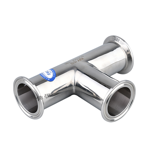 Sanitary tee quick installation connector