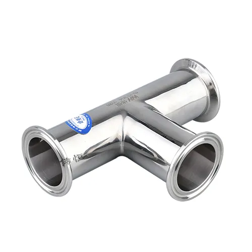 Connettore a T sanitario a installazione rapida