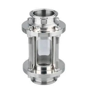 Смотровое стекло для санитарной трубы через смотровое стекло для быстрой установки