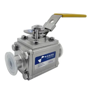 Fluorforede lige kugleventiler