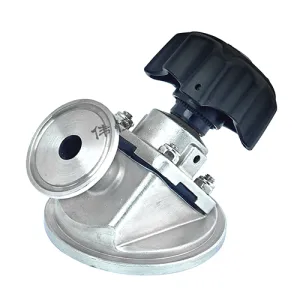 Valvola a membrana di fondo serbatoio sanitario