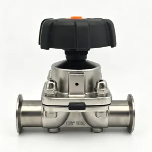 Manual quick installation diaphragm valve