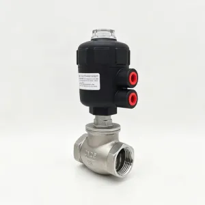 Threaded waist drum valve plastic head
