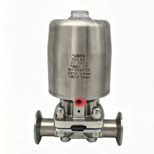Pneumatic quick installation diaphragm valve