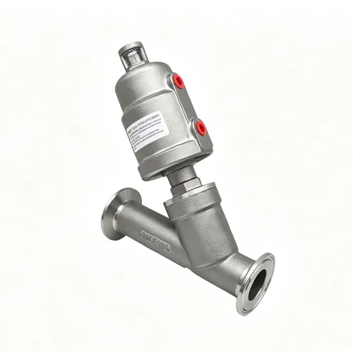 Quick-install angle seat valve stainless steel head