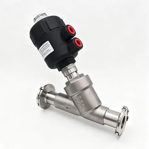 S-type quick-mount angle seat valve plastic head