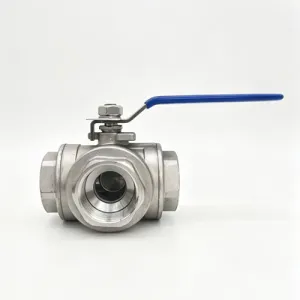 High pressure manual industrial ball valve