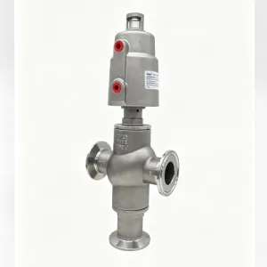 S-type three-way quick installation angle seat valve