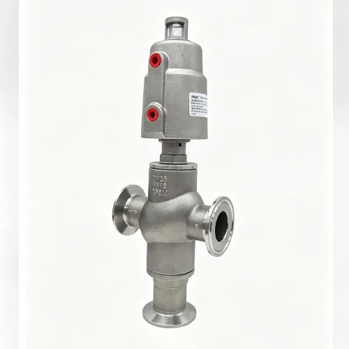S-type three-way quick installation angle seat valve