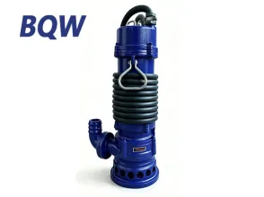Pompe &eacute;lectrique submersible pour eaux us&eacute;es BQW 2,2 kW