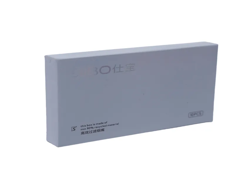 Caixa de embalagem de bocal de cigarro com filtro Shibao