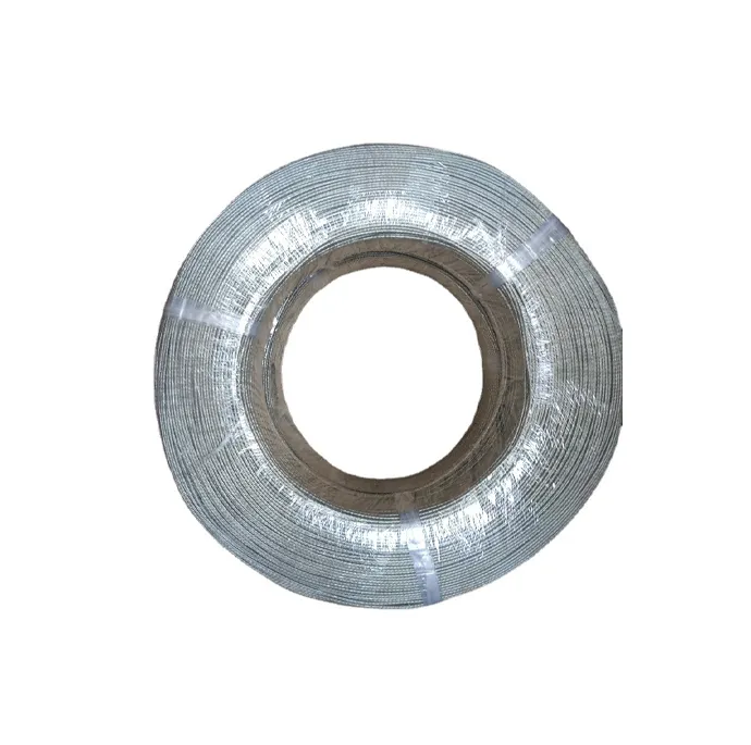 28AWG2 core red and white mesh copper braided cable