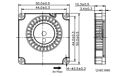 Blower Fan 50*50*10mm