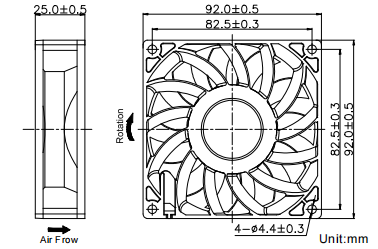 Brushless EC boosting fan