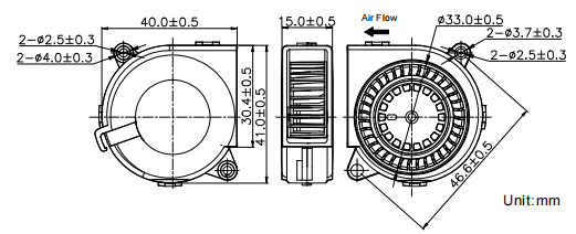 Blower Fan 40*40*15mm