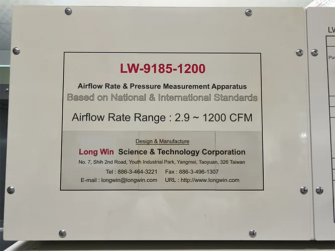 Wind tunnel standards