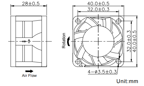 Boosting Fan 40*40*28mm
