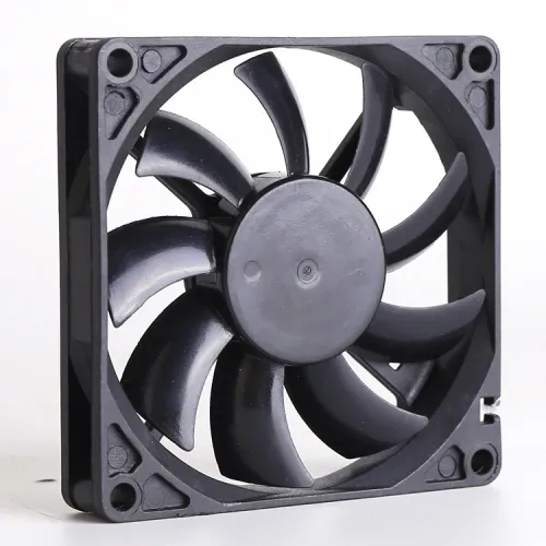 High Speed 80mm Pc Fans 80x80x15mm 8015 12v Dc Brushless Radiator Fan Ce Certified Axial Flow Fans