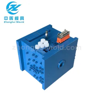 Zhonghui Mould | High Productivity 16-Cavity Cap Base Injection Mould | Hot Runner + Needle Valve Gate | High Precision & Low Cost Customization