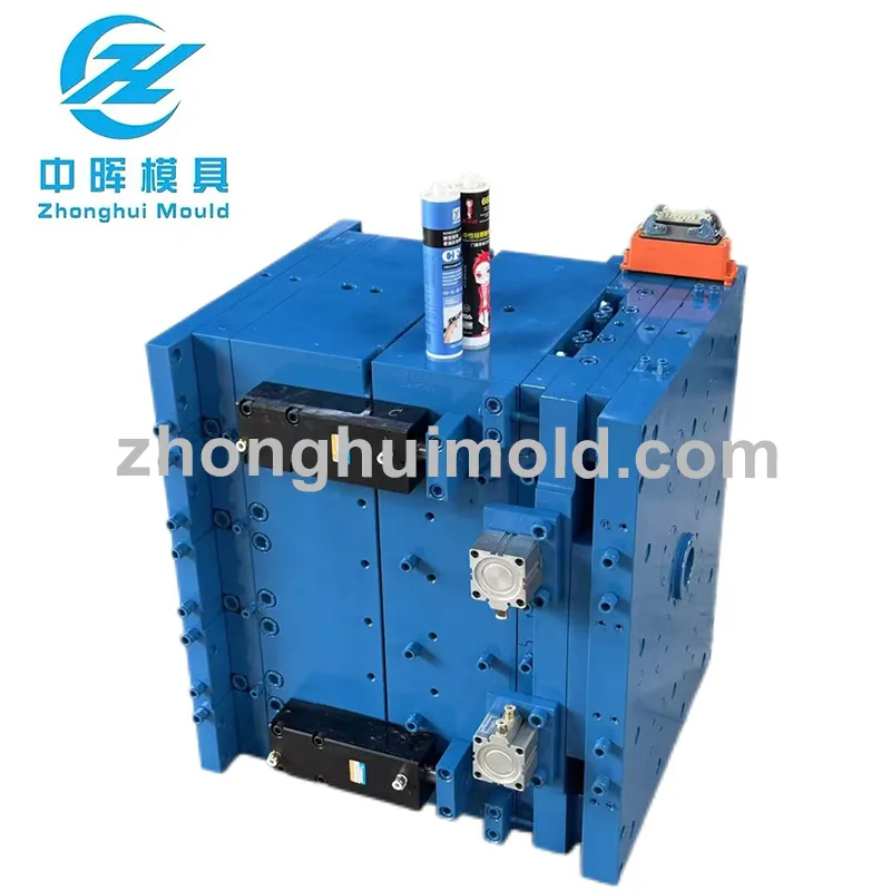 8 Cavity Custom Plastic Glass Glue Cartridge Mould, Silicone Sealant Tube Injection Mould for Sealant Industry