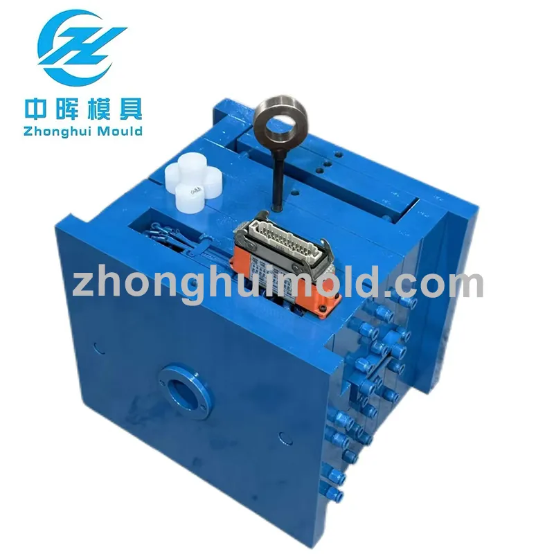 PP Plastic Caulk Tube Rear Cap Injection Mould, 16 Cavity Silicone Sealant Plunger Mold For Adhesive Cartridge