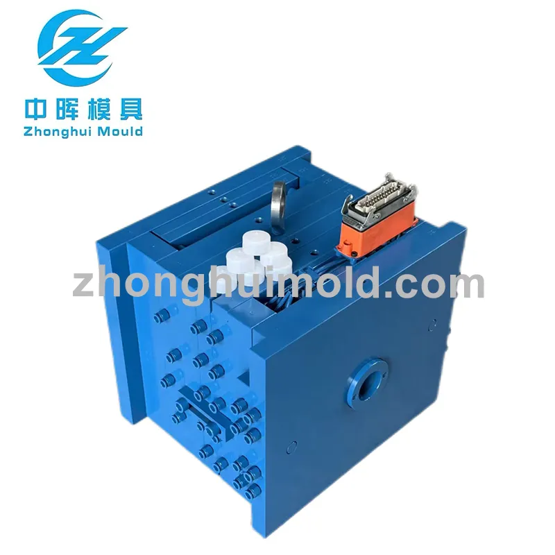 Custom 16‑Cavity Sealant Plunger Injection Mold, Polypropylene Bottom Cap Mould For Silicone Adhesive Tube