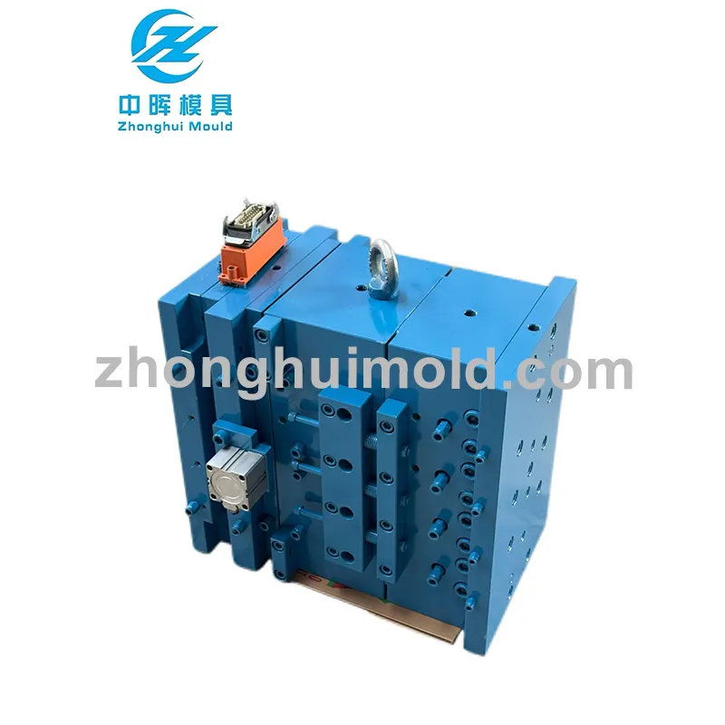 4 Cavity Hot Runner Valve Gate Injection Mould for 300ml Silicone Sealant Glass Glue Cartridge