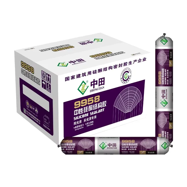 High Grade Silicone Glue Sealant Strong Adhesion Weather Resistant Car Windows Doors Transportation Floor Glass Liquid