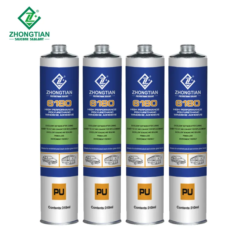 Colle de mastic polyur&eacute;thane 300ml, adh&eacute;sif de r&eacute;paration de pare-brise de voiture pour la Construction automobile, emballage de liaison en cuir PU, Direct usine