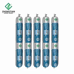 Scellant adh&eacute;sif en Silicone neutre transparent, gomme imperm&eacute;able pour emballage de Construction, adh&eacute;sif pour portes et fen&ecirc;tres ZT-8260 MS