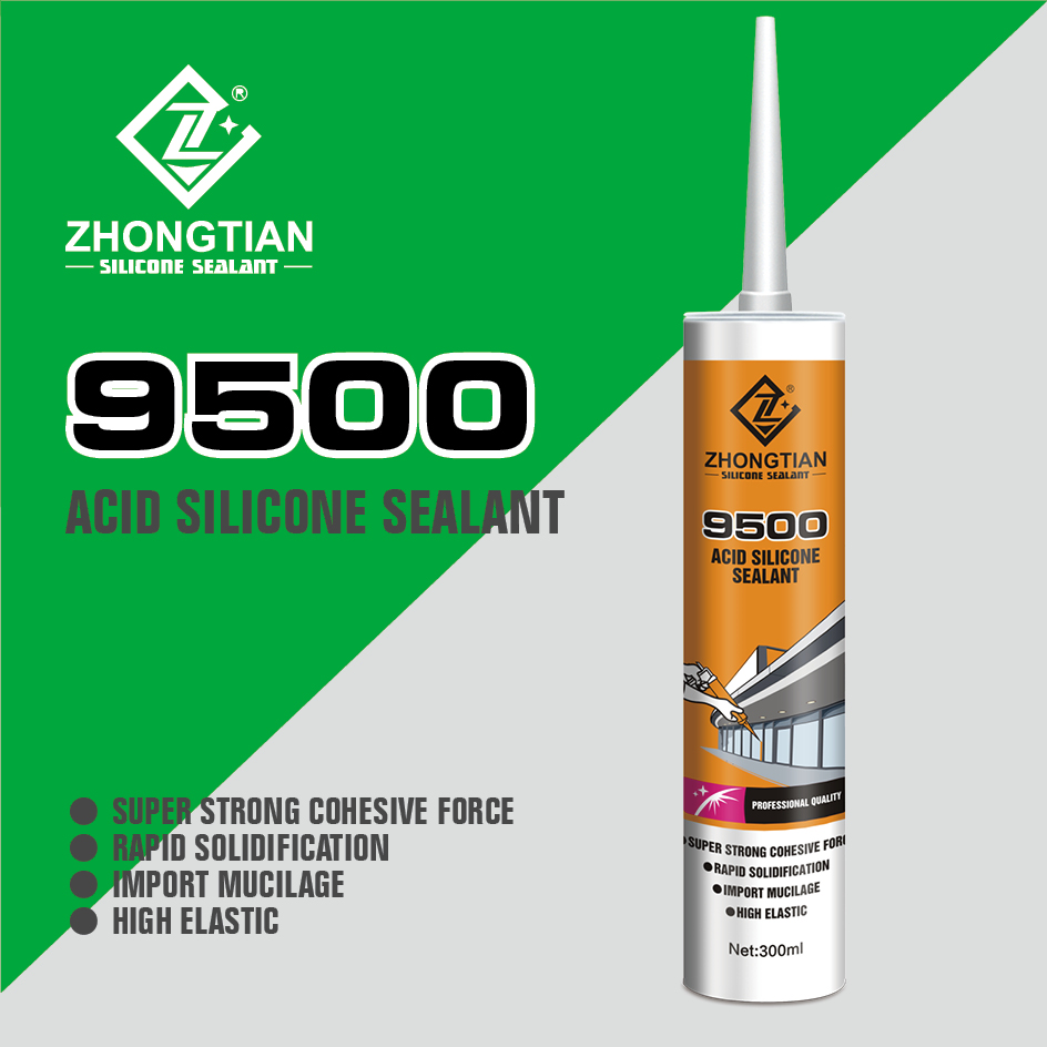 Water-based Acetic Acid Silicone Sealant for Flexible and Strong Adhesion
