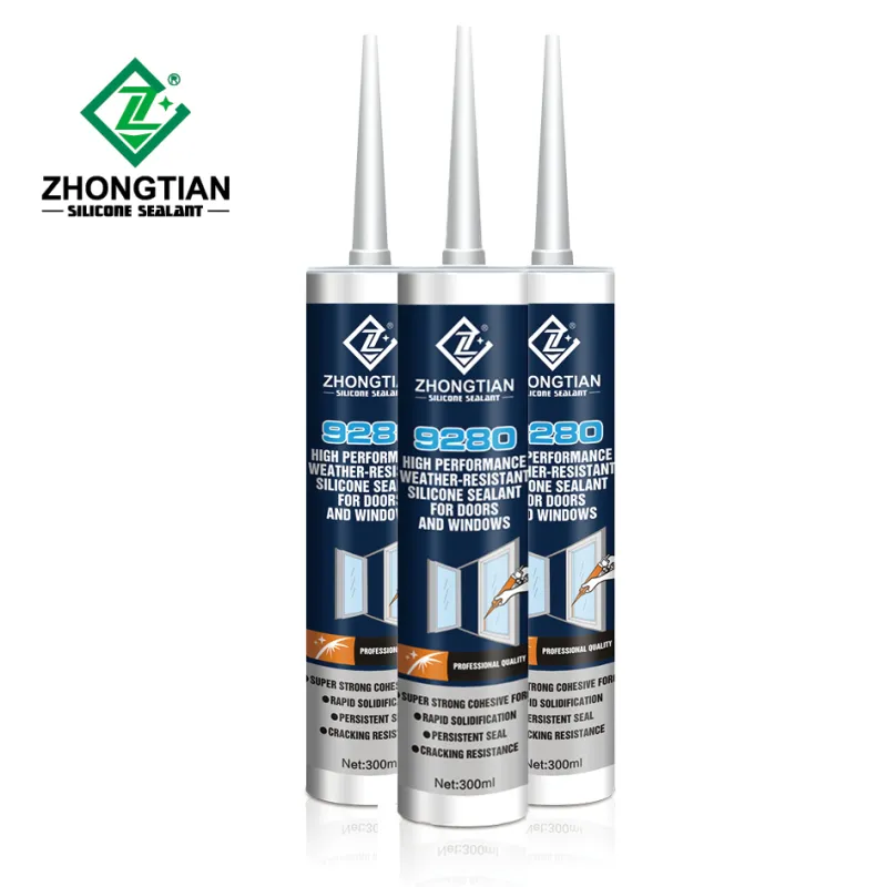 Mastic Silicone r&eacute;sistant aux intemp&eacute;ries, colle blanche &eacute;tanche, Anti-Corrosion, durcissement rapide, joint de fissure, Applications adh&eacute;sives pour verre