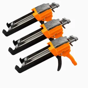 Pistolet &agrave; calfeutrage industriel &agrave; Double pouss&eacute;e, en acier et en plastique, Double Tube manuel, &eacute;conomie de main-d '&oelig;uvre, Assistance &agrave; deux composants, colle &agrave; coudre