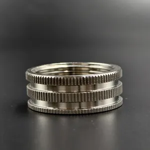 Stainless steel external knurled nut