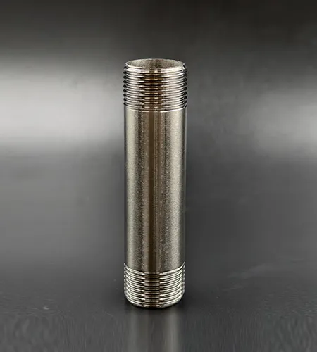 Stainless Steel Double Male Thread Connector 
