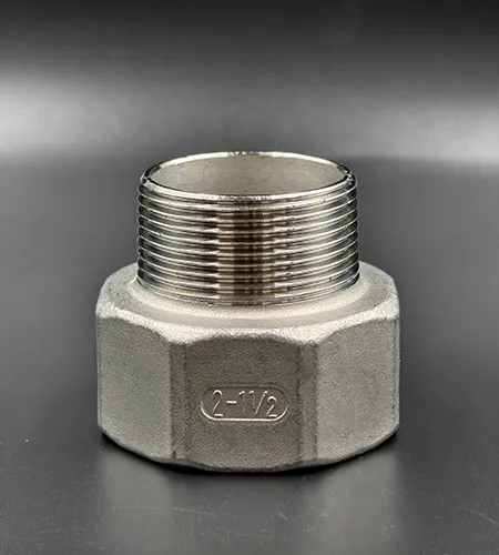 Stainless steel hexagonal precision internal and external wire connector