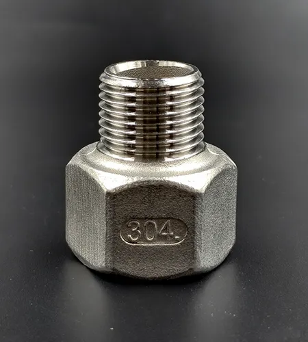 Stainless steel hexagonal sealed internal and external thread joints