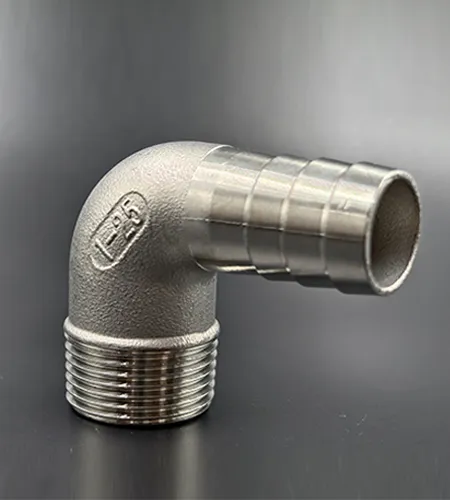 Stainless steel outer thread elbow