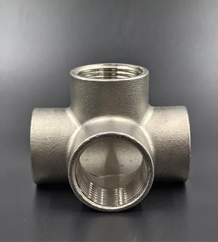 Stainless steel three-dimensional four-way