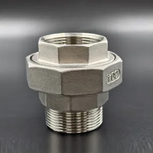 Stainless steel internal and external thread joint