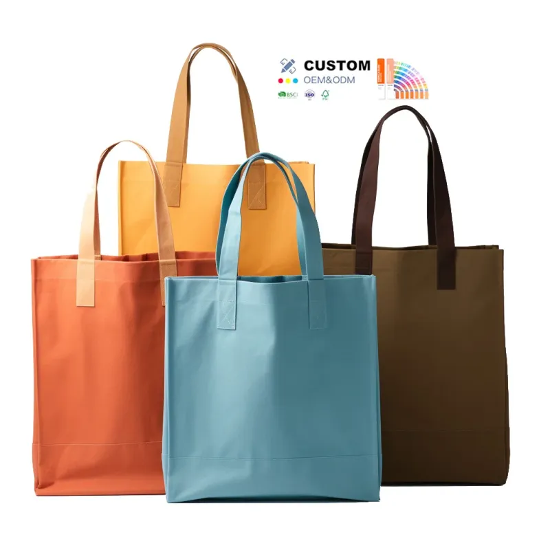 Plain Fashion Shopping Zipper Print logo Shopping Canvas Tote Bag Reusable extra Large Tote Shopping Bags for Travel