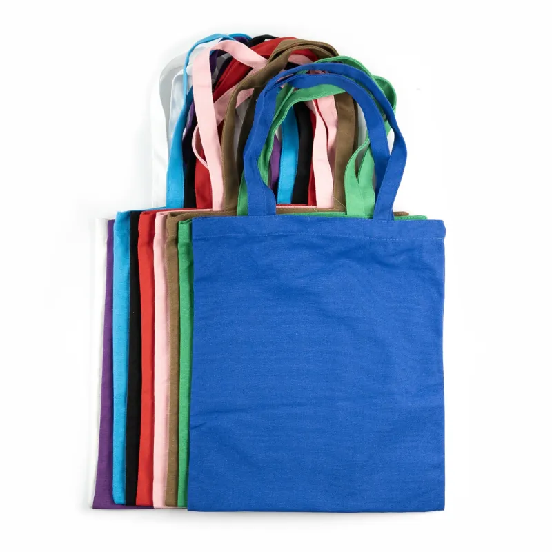 HANSUN OEM ODM Custom Printed Recycled Plain Organic Cotton Canvas Tote Bag Large Reusable Canvas Cotton Shopping Bag With Logo