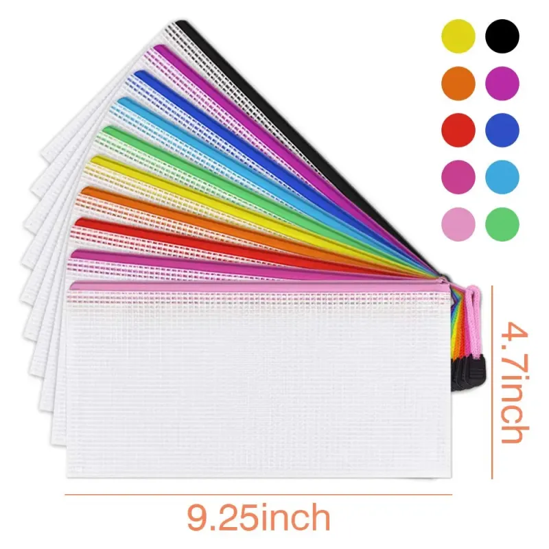 Custom Girl Boy Pvc Zipper Pencil Bag Big Capacity Storage Makeup Bag Stationery Pencil Case for School Cables Cosmetic Bill
