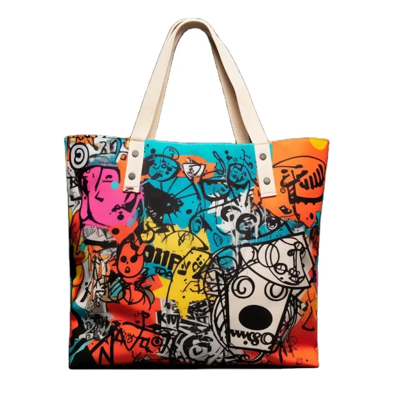 HANSUN Wholesale Bolsas De Tela Discount Hot Sell Price Cheapest Eco Cotton Canvas Tote Shopping Bag with Zipper