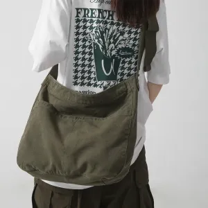 2026 Wholesale New Large Capacity Crossbody Bag Simple Fashion Portable Custom College Student Class Bag
