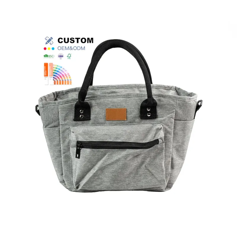 Custom 15l Thermal Insulation Bag Office Worker Packing Bento Odm Cooler Bag With Portable Meal Lunch Box Picnic Peva Ice Pack