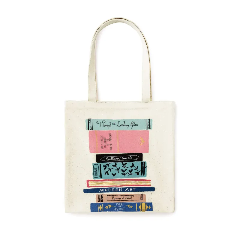 HANSUN Custom Logo Blank Heavy Duty Canvas Bag Reusable Shopping Women Shoulder Grocery Bags Blank Cotton Canvas Tote Bag