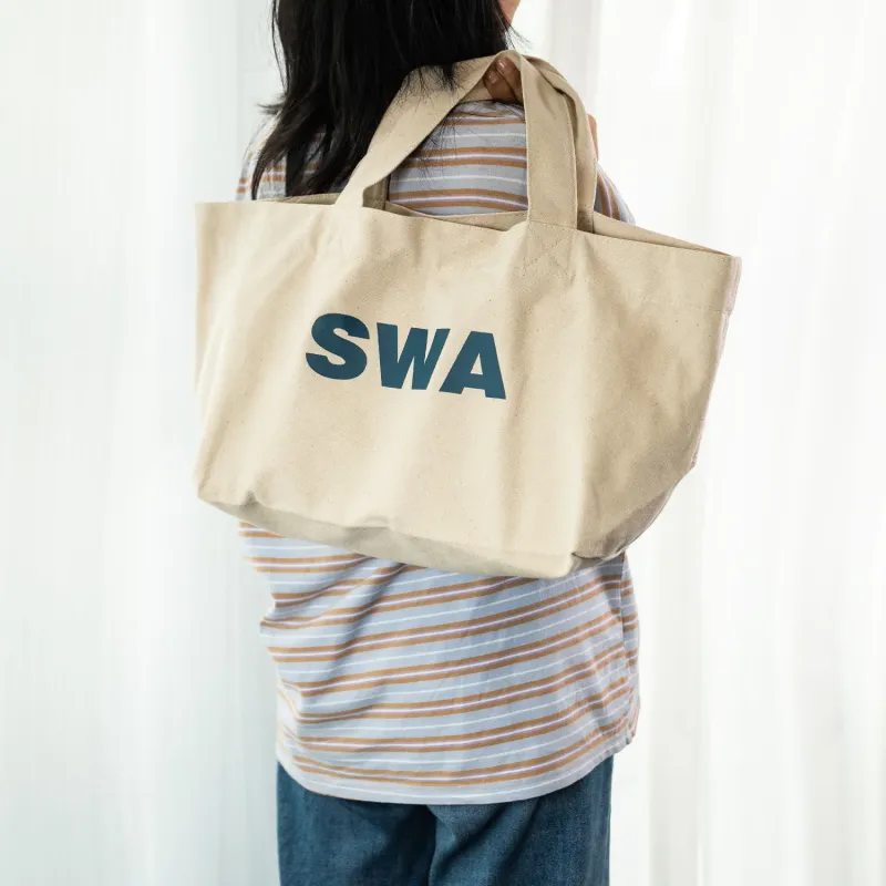 Wholesale Fashion Handbag Reusable Shopping Grocery Plain Durable Women's Heavy Duty Canvas Tote Bags for Custom Letter Logo