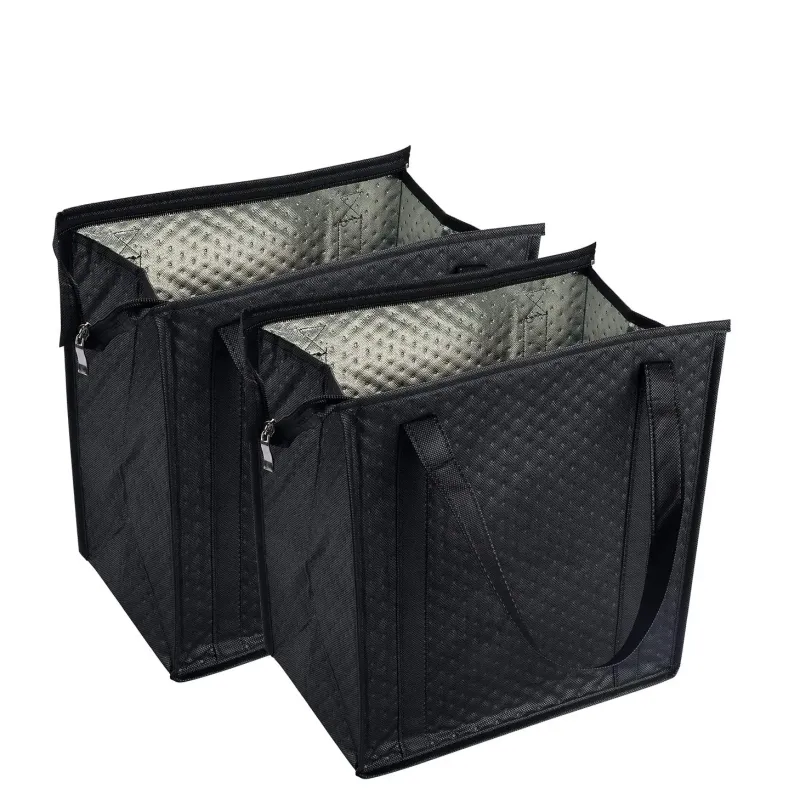 Factory Price Takeaway Lunch Insulated Reusable Waterproof Price Lunch Cooler Bag Thermal Lunch Tote Bag for Beach Picnic